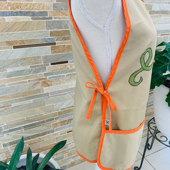 SET OF 3 VINTAGE LOOK SMOCK APRONS - Picture 13 of 15